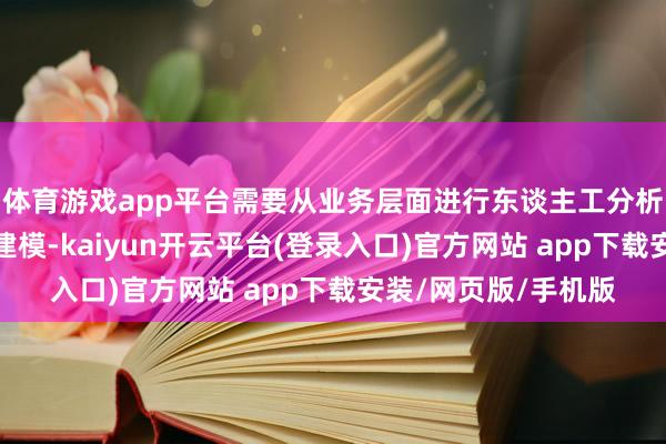 体育游戏app平台需要从业务层面进行东谈主工分析、拆解、结构化、建模-kaiyun开云平台(登录入口)官方网站 app下载安装/网页版/手机版